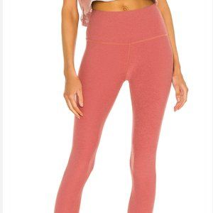 Beyond Yoga Caught in the Midi high waisted legging in Softest Scarlet, sz XS